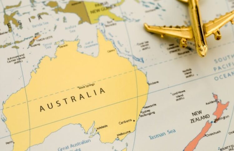australian map south australia australia